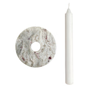 UPCYCLED STONE PROP DISC + CANDLE - RT1home