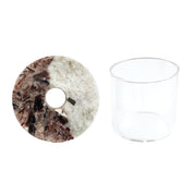UPCYCLED STONE PROP DISC + GLASS - RT1home