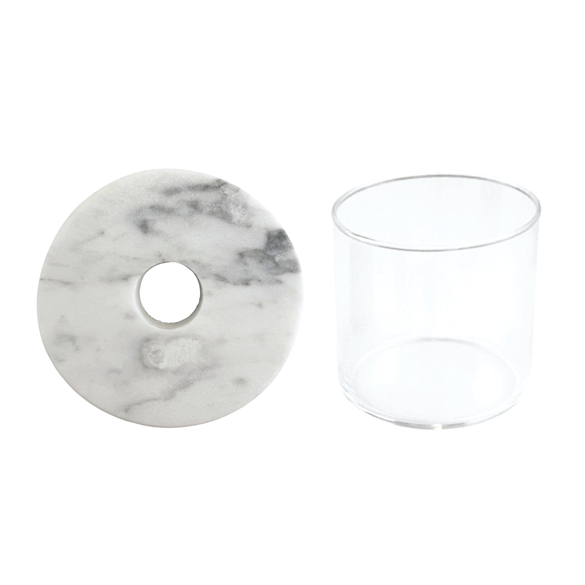 UPCYCLED STONE PROP DISC + GLASS - RT1home