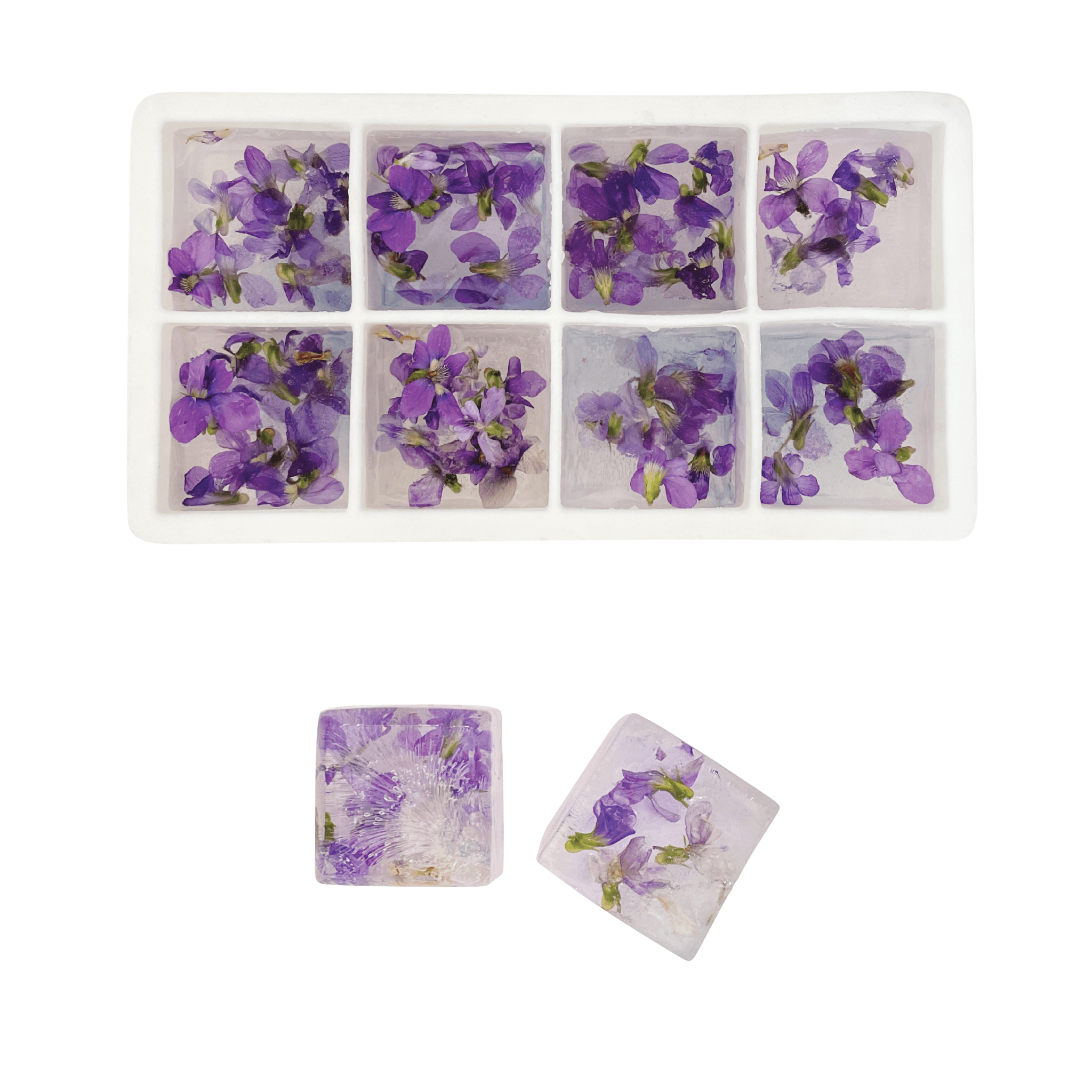 Edible Floral Lavender Sugar Cubes - Frolic and Fare