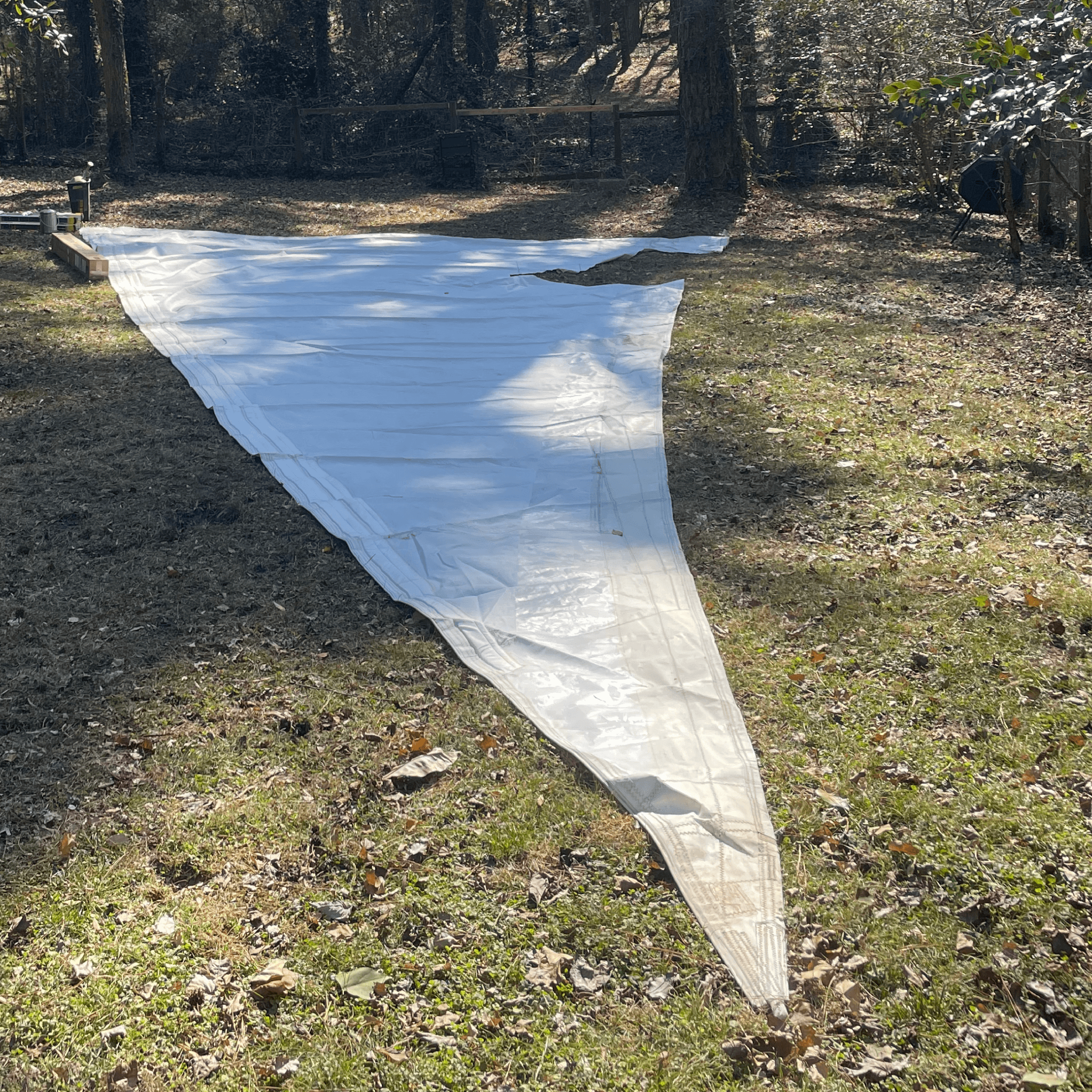 potting tarp Upcycled Potting Tarp