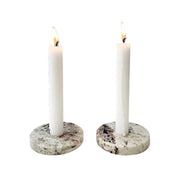 UPCYCLED STONE PROP DISC + CANDLE - RT1home